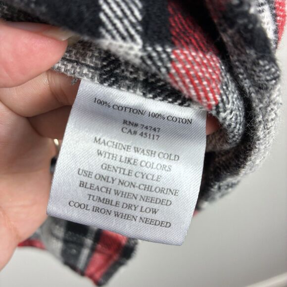 RedHead Flannel Shirt Mens 2XL TG Red Plaid Button Down Long Sleeve Outdoors - Picture 8 of 9